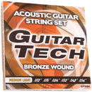 Guitar Tech  Acoustic Guitar Strings  GT1254 - 12-54