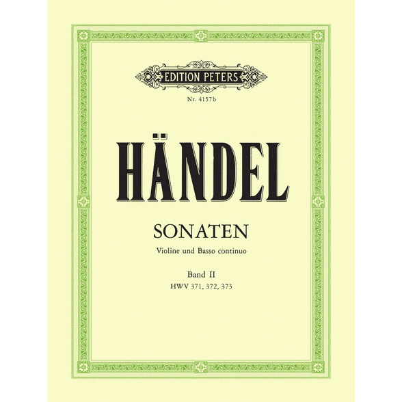 Handel - Sonatas for Violin and Basso Continuo Vol. 2