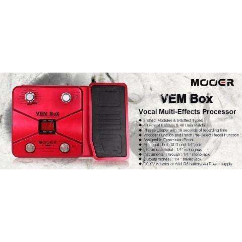 MOOER VEM Box  Vocal Multi Effects Processor