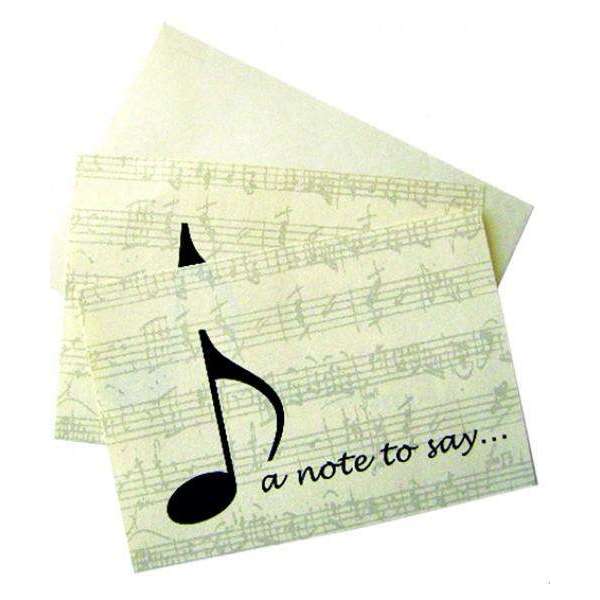 Music Gifts - Notelets