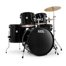 Natal EVO 20 Fusion Drum Kit with Hardware & Cymbals, Black