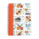 Note Book A5 Hardback Musical Instrument Design