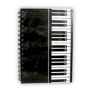 Notebook Piano Keys Design