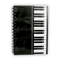 Notebook Piano Keys Design