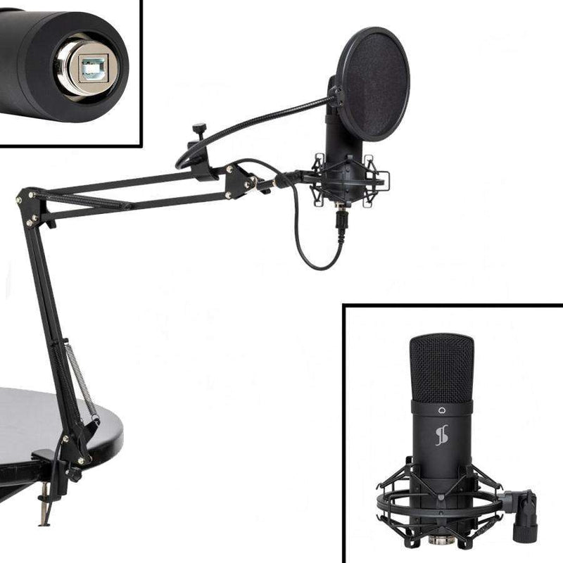 Stagg - Cardioid USB Microphone Set