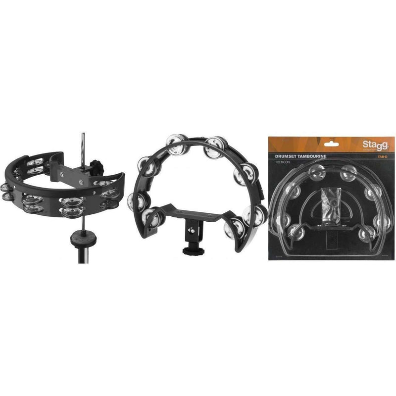 Stagg Half Moon Tambourine for Hi Hat Stand