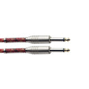 Stagg S Series - 6.3mm Jack to 6.3mm Jack Cable (Tweed)