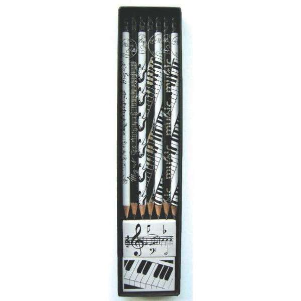 The Music Gifts - Boxed Pencils & Eraser Set