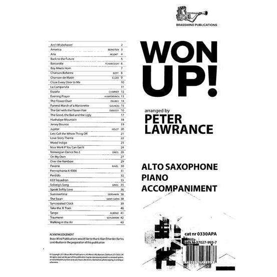 Won Up! Piano Accompaniment for Alto Saxophone