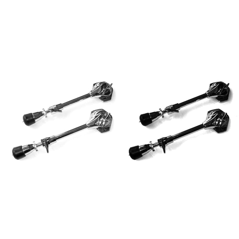 World Max Bass Drum Spurs (chrome) PAIR