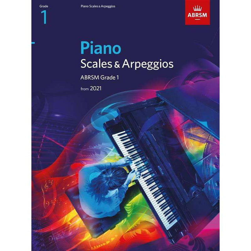 ABRSM Grade 1 Piano Scales and Arpeggios from 2021