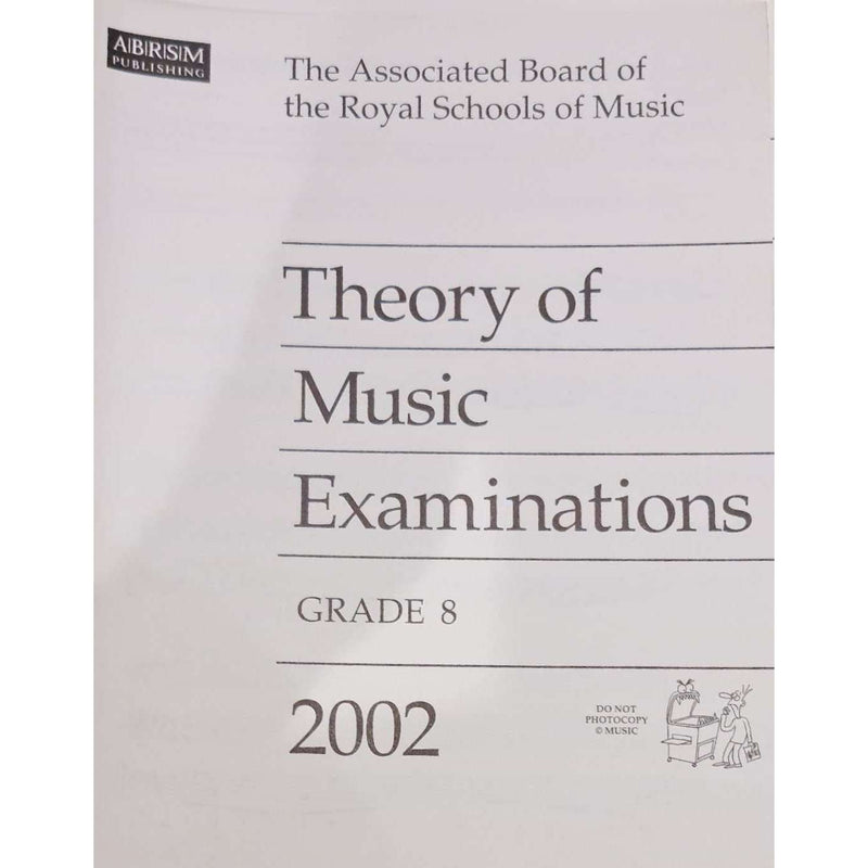 ABRSM Music Theory Past Exams 2002