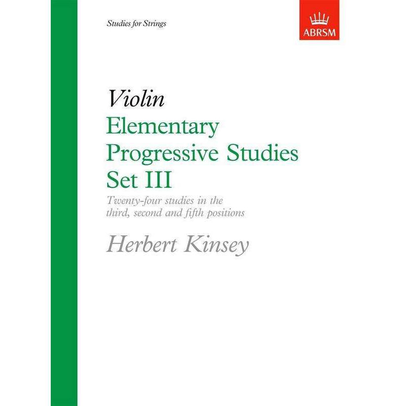 ABRSM: Violin Elementary Progressive Studies