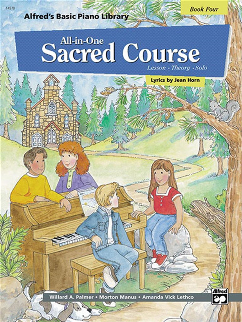 Alfred's Basic Piano Library All in One Sacred Course Books