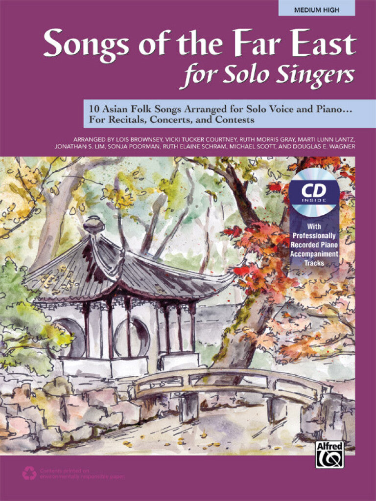 Songs Of The Far East For Solo Singers - Medium High