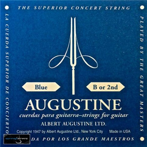 Augustine Nylon Classical Guitar Strings Blue Single String