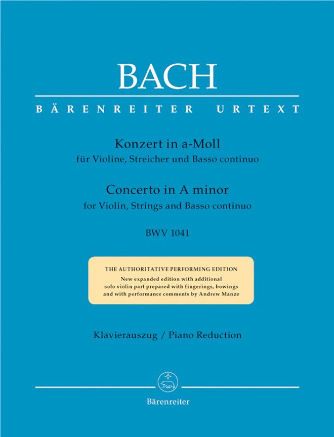 Bach - Concerto in A Minor - BWV 1041 - Violin