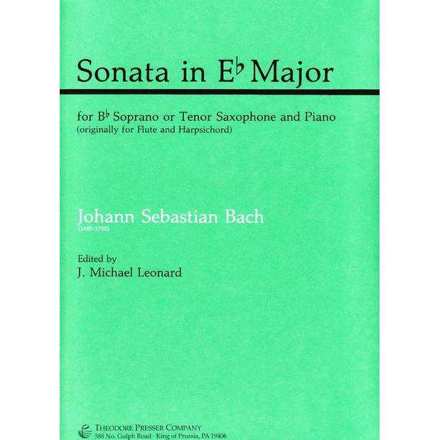 Bach: Sonata in Eb Major (for Bb Soprano or Tenor Saxophone and Piano)