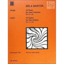 Bartok - 44 Duets For Violin Volume 1