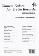Winners Galore Easy Piano Accompaniment for Treble Recorder