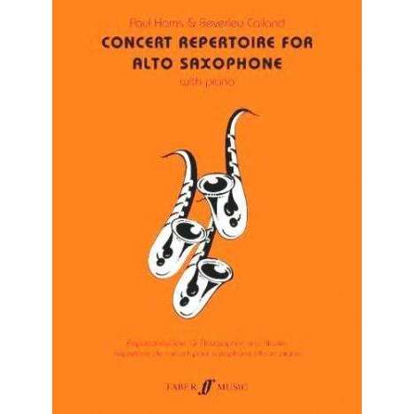 Concert Repertoire for Alto Saxophone (with Piano)