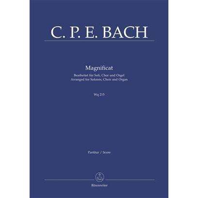 C.P.E. Bach Magnificat Arranged For Solists, Choir and Organ