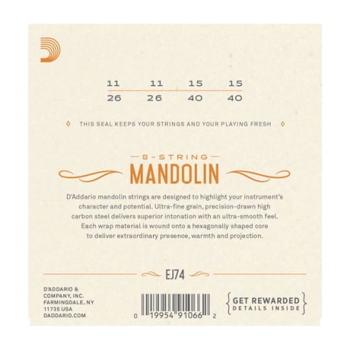 D’Addario Mandolin strings EJ74