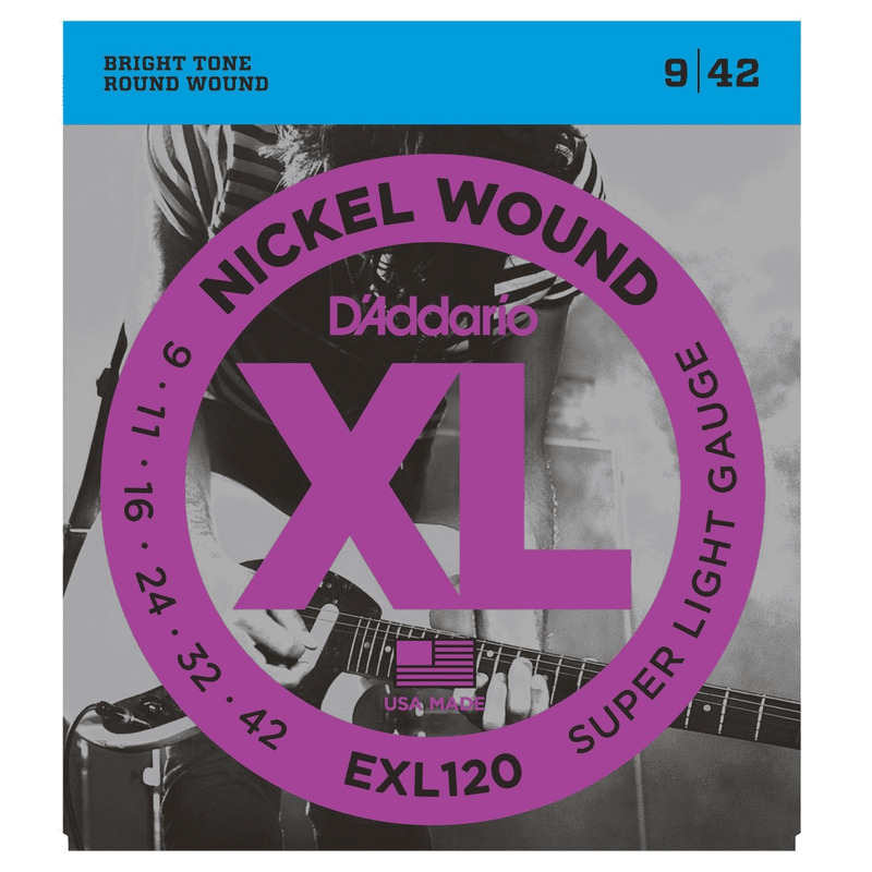 D'Addario EXL Nickel Wound Electric Guitar String Sets
