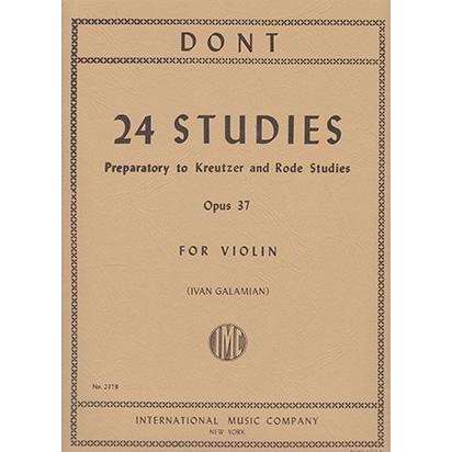 Don: 24 Studies for Violin (Opus 37)
