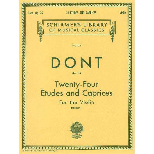 Dont: 24 Etudes and Capricecs (for the Violin)