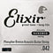 Elixir Acoustic Phosphor Bronze Guitar Strings - Nanoweb (Single String)