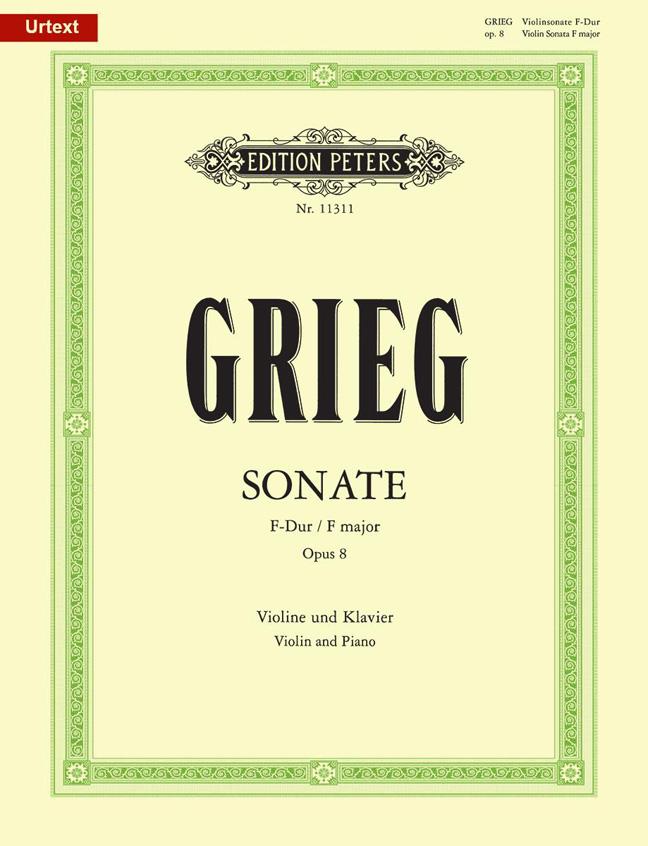 Grieg - Sonata F Major Opus 8 (Violin and Piano)