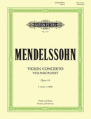 Mendelssohn - Violin Concerto - Opus 64 - E Minor (Violin and Piano)