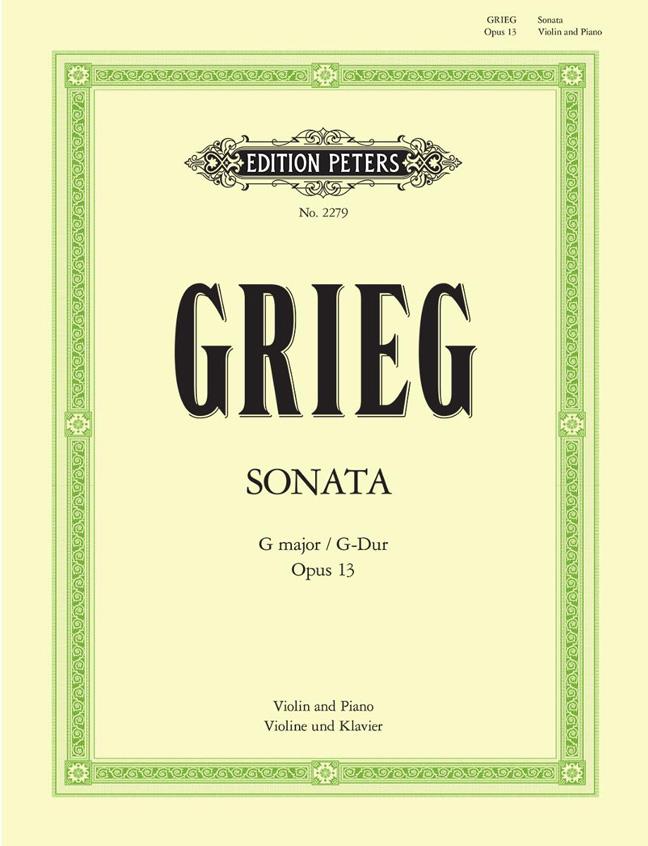 Grieg - Sonata G Major Opus 13 (Violin and Piano)