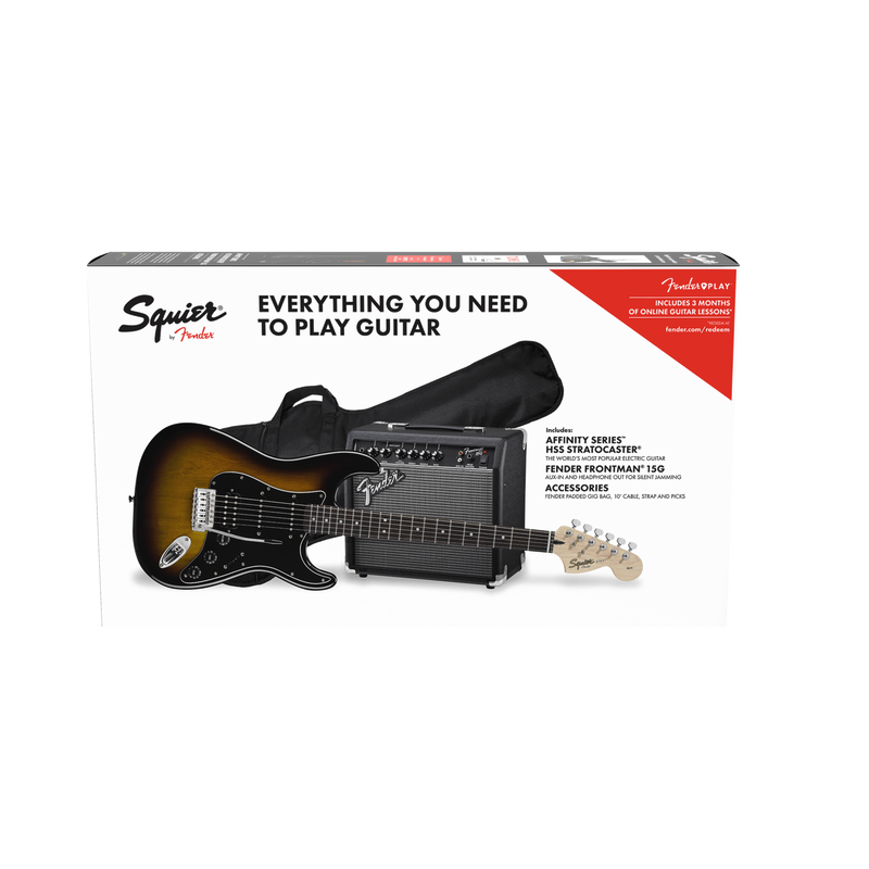 Fender Squier Affinity Stratocaster HSS Electric Guitar Pack