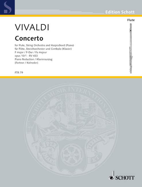 Vivaldi Concerto (for Flute, String Orchestra and Harpsichord)