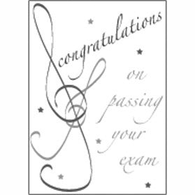 Congratulations Greeting Card - Music Gifts