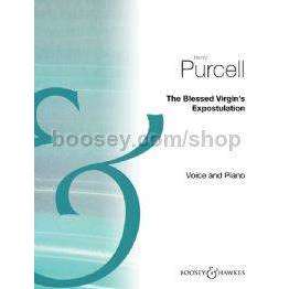 Henry Purcell The Blessed Virgin's Expostulation Voice and Piano