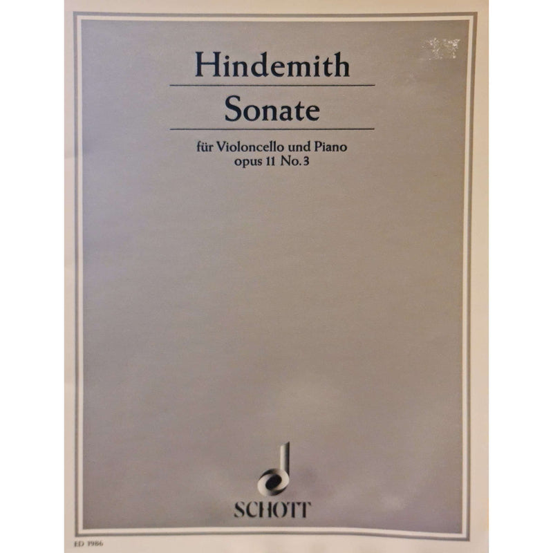 Hindemith Sonate (for Cello and Piano)