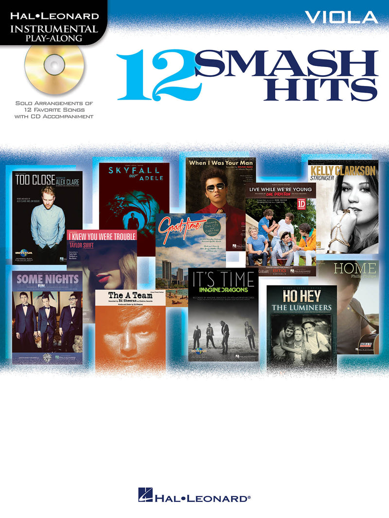 12 Smash Hits for Viola (incl. CD)