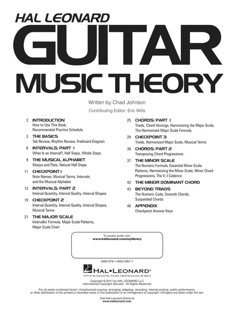 Guitar Music Theory (incl. Audio Access)