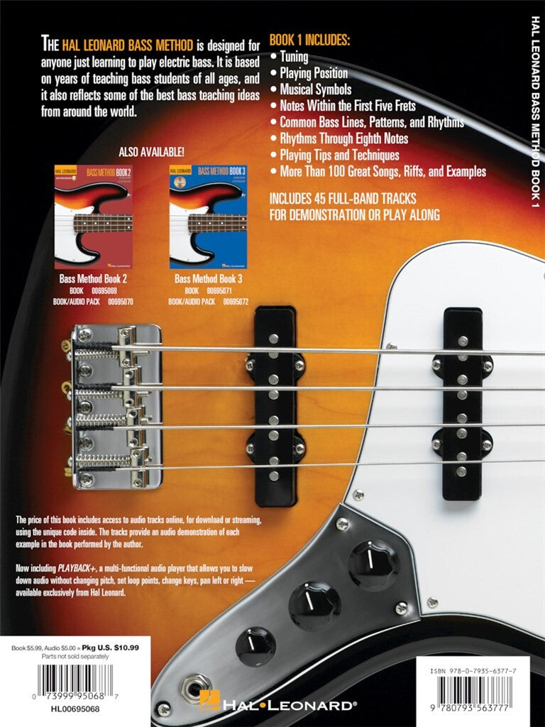 Hal Leonard Bass Method Book 1 (Ed Friedland)