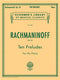 Rachmaninoff Op.23 Ten Preludes