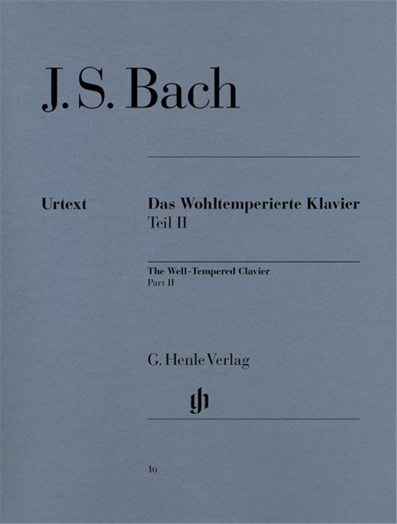 J.S. Bach - The Well-Tempered Clavier Part 2 - Solo Piano