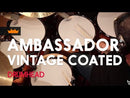 Remo Ambassador Vintage Coated Drum Headn