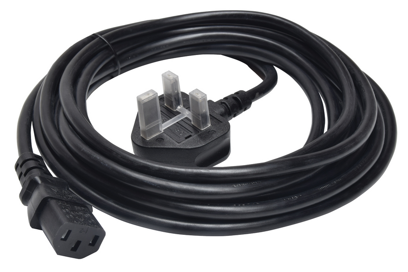 IEC to 10A UK Mains Power Lead