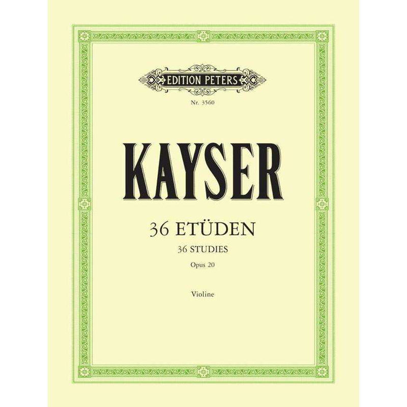 Kayser: 36 Studies (Opus 20)