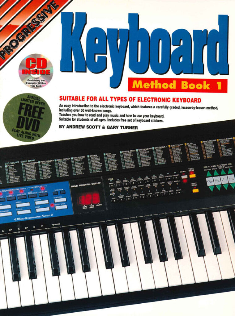 Progressive Electronic Keyboard Method Book 1