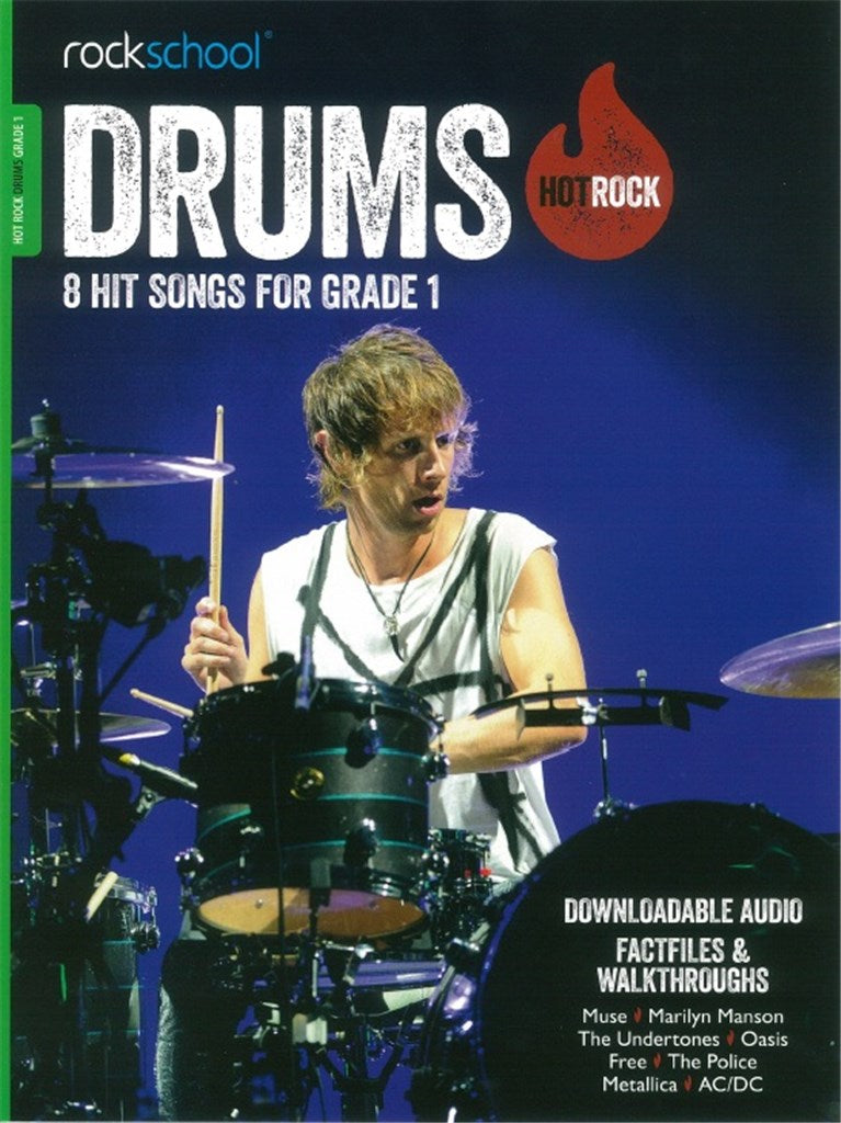 Rockschool 'Hot Rock' Drum Exam Books
