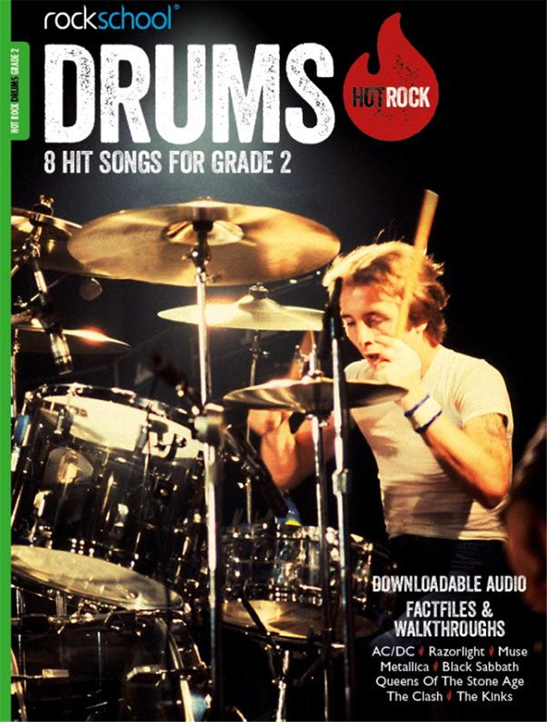 Rockschool 'Hot Rock' Drum Exam Books